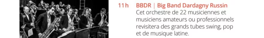 BBDR | Big Band Dardagny Russin – Fête de la Musique Confignon