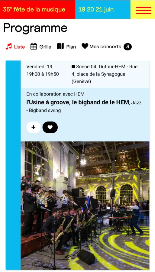 l'Usine à groove – The HEM Big Band (Jazz / Bigband Swing)