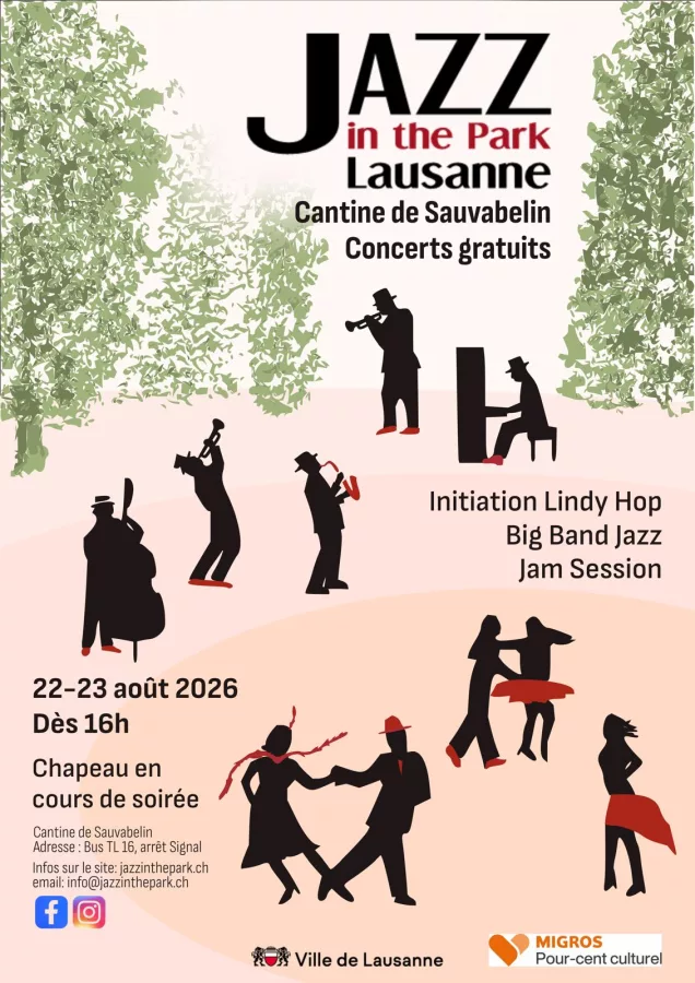 Jazz in the Park Lausanne – Big Band Jazz & Jam Session (Day 2)