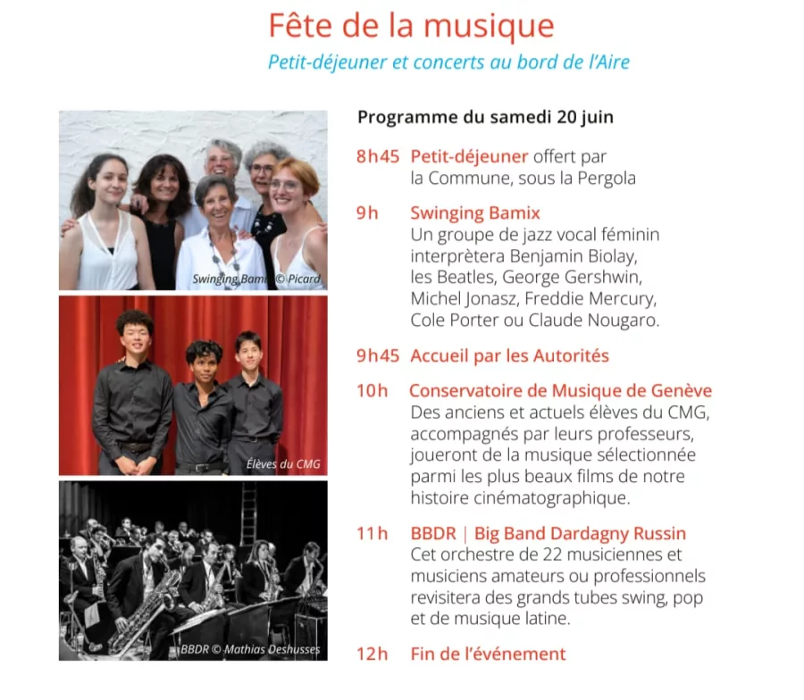 Big Band Dardagny Russin – Fête de la Musique Confignon