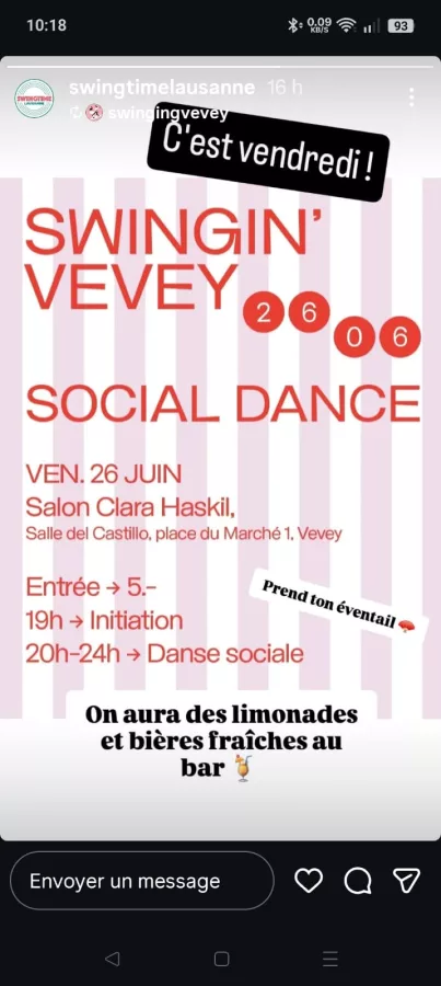 Swingin' Vevey – Initiation débutants