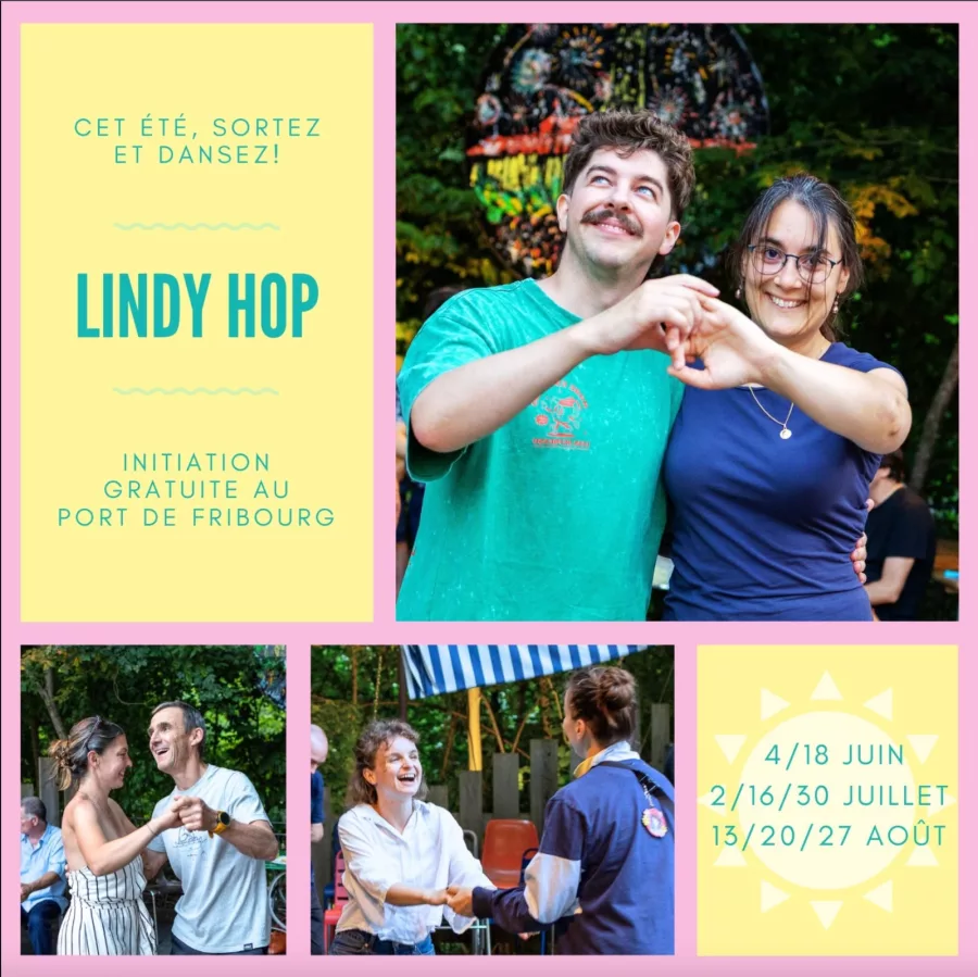 Free Lindy Hop Initiation + Social at Port de Fribourg