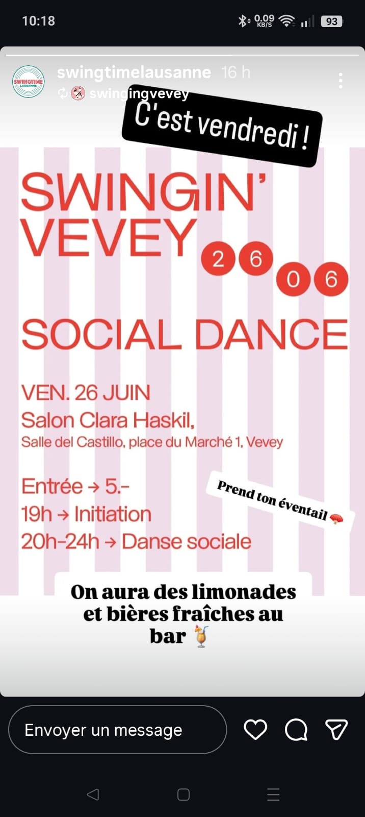Swingin' Vevey – Initiation débutants